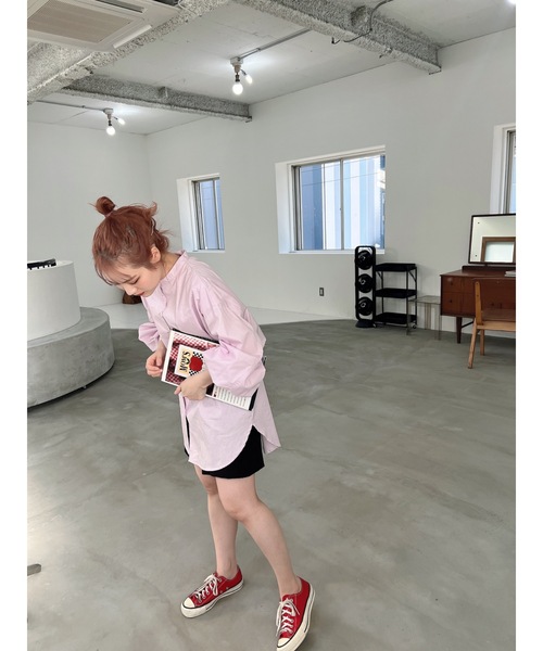 JUMELLE（ジュメロ）の「フライヨークブラウス（シャツ/ブラウス・レディース・ピンク/ホワイト・FREE）」の13枚目の写真