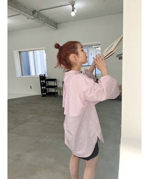 JUMELLE（ジュメロ）の「フライヨークブラウス（シャツ/ブラウス・レディース・ピンク/ホワイト・FREE）」の15枚目の写真