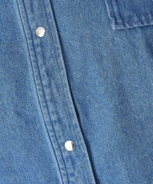 A de a.v.v（アードアー・ヴェ・ヴェ）の「［SET UP対応］デニムショート丈ジャケット（デニムジャケット・レディース・ブルー・36/38）」の16枚目の写真