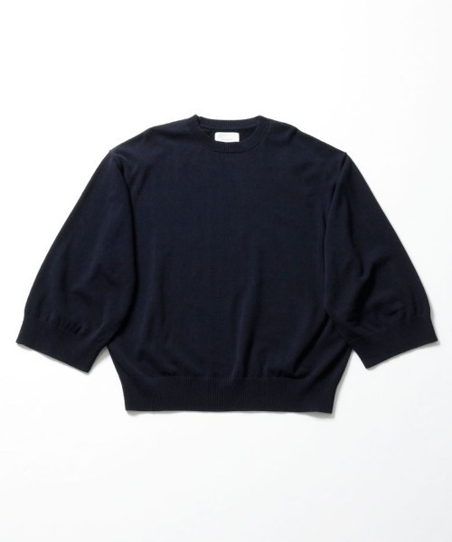 MIDIUMISOLID（ミディウミソリッド）の「ワイドスリーブプルオーバー（Tシャツ/カットソー・レディース・オフホワイト/ネイビー/ライトグレー・FREE）」の11枚目の写真