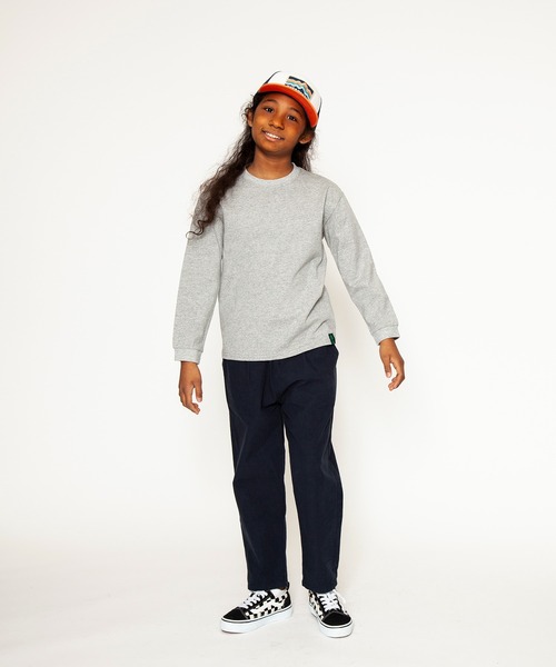 JUNKSOUL（ジャンクソウル）の「JUNK SOUL/ゆったりシルエットベイカーパンツ(M4)（その他パンツ・キッズ・ネイビー/カーキ/ダークベージュ・110cm/100cm/120cm/130cm/140cm/150cm/160cm）」の3枚目の写真