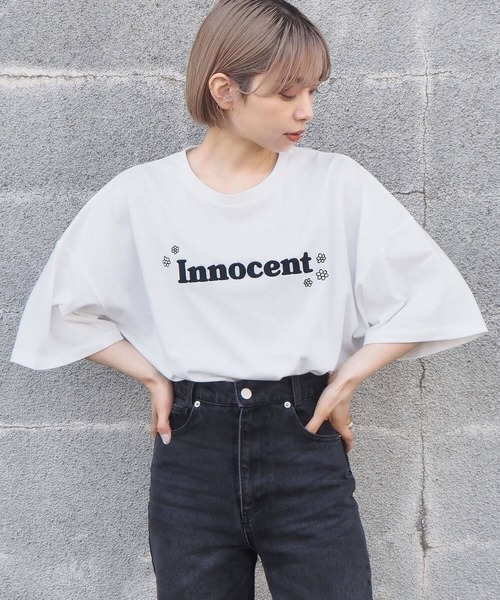tiptop(ティップトップ)の「アソートロゴBIGTシャツ(Tシャツ/カットソー・レディース・ブラック/オフホワイト/ピンク/ブルー/ホワイト系その他/ブラック系その他・FREE)」の16枚目の写真