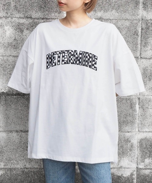 tiptop(ティップトップ)の「アソートロゴBIGTシャツ(Tシャツ/カットソー・レディース・ブラック/オフホワイト/ピンク/ブルー/ホワイト系その他/ブラック系その他・FREE)」の8枚目の写真