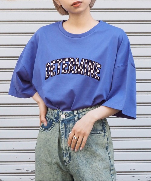 tiptop(ティップトップ)の「アソートロゴBIGTシャツ(Tシャツ/カットソー・レディース・ブラック/オフホワイト/ピンク/ブルー/ホワイト系その他/ブラック系その他・FREE)」の21枚目の写真