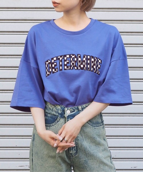 tiptop(ティップトップ)の「アソートロゴBIGTシャツ(Tシャツ/カットソー・レディース・ブラック/オフホワイト/ピンク/ブルー/ホワイト系その他/ブラック系その他・FREE)」の22枚目の写真