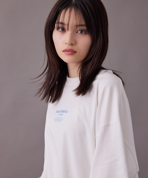 re_k by JUNRED(レクバイジュンレッド)の「【 re_k by JUNRED 】タイポグラフィック半袖Tシャツ(Tシャツ/カットソー・メンズ・ホワイト/チャコールグレー/グリーン・S/M/LL/L)」の19枚目の写真