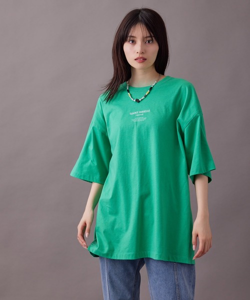 re_k by JUNRED(レクバイジュンレッド)の「【 re_k by JUNRED 】タイポグラフィック半袖Tシャツ(Tシャツ/カットソー・メンズ・ホワイト/チャコールグレー/グリーン・S/M/LL/L)」の14枚目の写真
