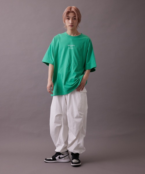 re_k by JUNRED(レクバイジュンレッド)の「【 re_k by JUNRED 】タイポグラフィック半袖Tシャツ(Tシャツ/カットソー・メンズ・ホワイト/チャコールグレー/グリーン・S/M/LL/L)」の17枚目の写真