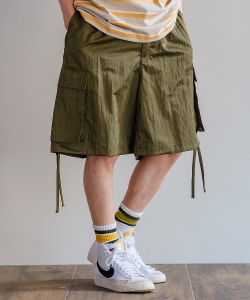 improves（インプローブス）の「スーパーワイド カーゴショーツ（カーゴパンツ・メンズ・オリーブ/グレー/ブラック・LARGE/MEDIUM）」の3枚目の写真