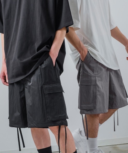 improves（インプローブス）の「スーパーワイド カーゴショーツ（カーゴパンツ・メンズ・オリーブ/グレー/ブラック・LARGE/MEDIUM）」の4枚目の写真