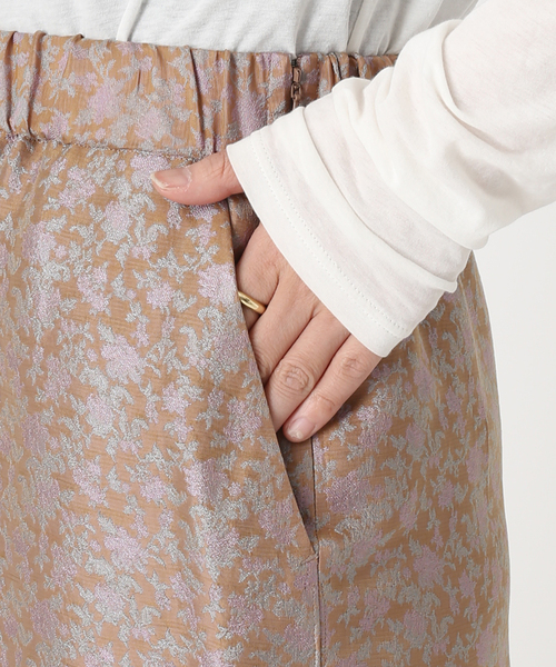 JOURNAL STANDARD（ジャーナルスタンダード）の「【AYA KANEKO×JOURNALSTANDARD】ジャガードスカート（スカート・レディース・ベージュ・38/36）」の6枚目の写真