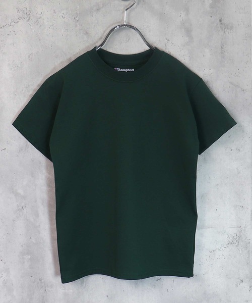 Champion(チャンピオン)の「Champion ワンポイント袖ロゴ クルーネック半袖Tシャツ キッズ(Tシャツ/カットソー・キッズ・オフホワイト/ダークグリーン/ネイビー/グレー/ブラック・S/M/L/XL)」の19枚目の写真