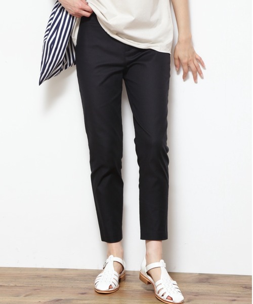 human woman（ヒューマンウーマン）の「◆エアリーオックスストレッチパンツ（その他パンツ・レディース・ホワイト/ブラック・X-SMALL/SMALL/MEDIUM/LARGE）」の2枚目の写真
