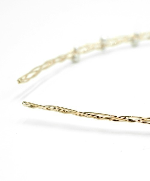 flower(フラワー)の「パールレンジヘアバンド(カチューシャ・レディース・ゴールド/シルバー・FREE)」の17枚目の写真