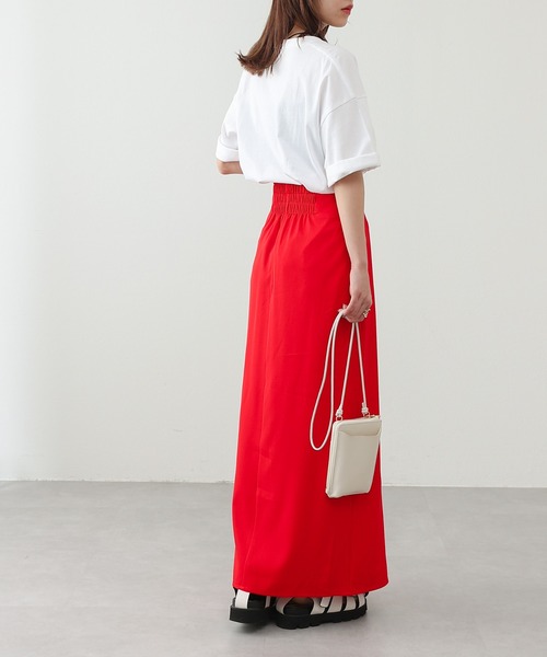 COLONY 2139（コロニートゥーワンスリーナイン）の「切替前スリットナロースカート（スカート・レディース・オフホワイト/ブラック/モカ/オレンジ・SMALL/MEDIUM）」の9枚目の写真