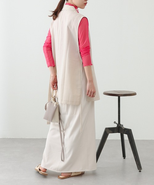 COLONY 2139（コロニートゥーワンスリーナイン）の「切替前スリットナロースカート（スカート・レディース・オフホワイト/ブラック/モカ/オレンジ・SMALL/MEDIUM）」の16枚目の写真