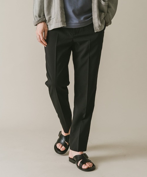 URBAN RESEARCH DOORS（アーバンリサーチドアーズ）の「テーパードイージースラックス（その他パンツ・メンズ・ブラック/ネイビー/ブラウン/グレー/ブルー・SMALL/MEDIUM/LARGE）」の2枚目の写真