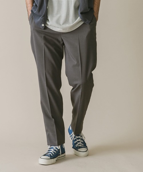 URBAN RESEARCH DOORS（アーバンリサーチドアーズ）の「テーパードイージースラックス（その他パンツ・メンズ・ブラック/ネイビー/ブラウン/グレー/ブルー・SMALL/MEDIUM/LARGE）」の13枚目の写真