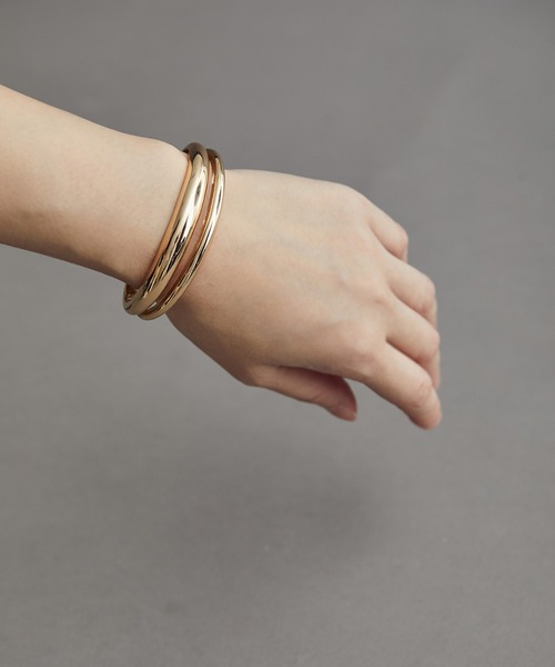 VIS（ビス）の「アソートメタルバングル（バングル/リストバンド・レディース・ゴールド/ゴールド系その他/シルバー/シルバー系その他・FREE）」の4枚目の写真