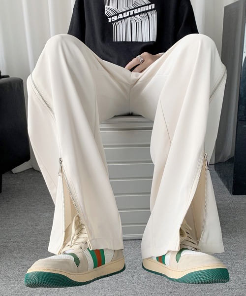 FVLMEN（フルメン）の「【FVLMEN】side zip slit relax pants/サイド