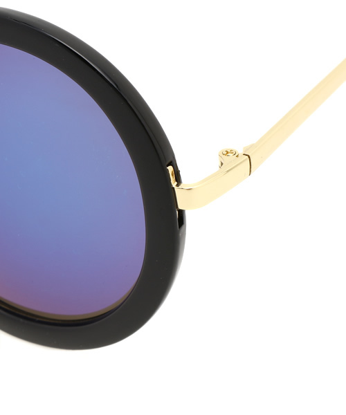 WEGO(ウィゴー)の「WEGO/ラウンドミラーサングラス(サングラス・メンズ・ブラック/ブラウン系その他・FREE)」の9枚目の写真