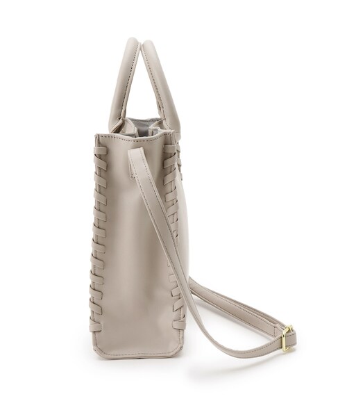 DRESKIP（ドレスキップ）の「◆かがりスクエアショルダーバッグ（ショルダーバッグ・レディース・グレー/アイボリー/グリーン・00）」の21枚目の写真