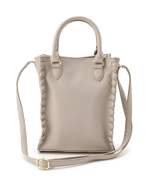 DRESKIP（ドレスキップ）の「◆かがりスクエアショルダーバッグ（ショルダーバッグ・レディース・グレー/アイボリー/グリーン・00）」の13枚目の写真