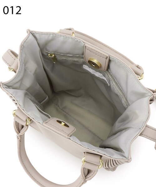 DRESKIP（ドレスキップ）の「◆かがりスクエアショルダーバッグ（ショルダーバッグ・レディース・グレー/アイボリー/グリーン・00）」の11枚目の写真