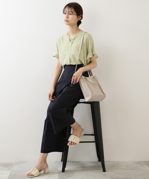 DRESKIP（ドレスキップ）の「◆かがりスクエアショルダーバッグ（ショルダーバッグ・レディース・グレー/アイボリー/グリーン・00）」の15枚目の写真