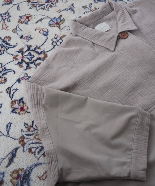 spoon store(スプーンストア)の「ガーゼ切り替えワンピース(ワンピース・レディース・オフホワイト/カーキ・フリー)」の21枚目の写真