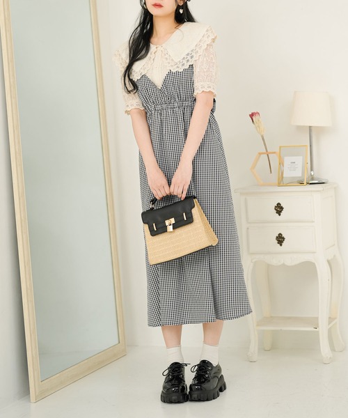 Newlyme(ニューリーミー)の「レースセーラーブラウス(シャツ/ブラウス・レディース・アイボリー/ブラック・MEDIUM/LARGE/X-LARGE/XX-LARGE/SMALL)」の8枚目の写真