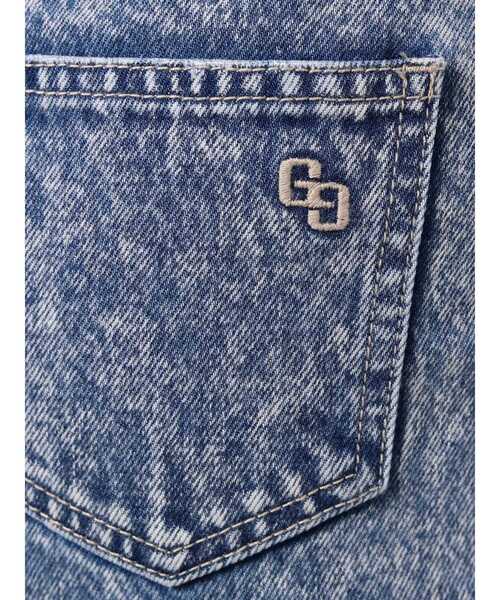 GYDA（ジェイダ）の「ハイウエスト ZIPスリット ケミカルデニムスカート（デニムスカート・レディース・ライトブルー/ブラック・SMALL/MEDIUM）」の22枚目の写真