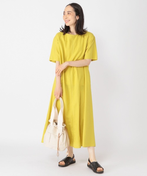 studio CLIP(スタディオクリップ)の「【WEB限定】カラフルごきげんワンピース夏(ワンピース・レディース・ブラック/ブラウン/カーキ/ブルー/イエロー・FREE/PF/TF)」の6枚目の写真