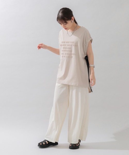 Paradise Picnic(パラダイスピクニック)の「裾釦カラーパンツ(その他パンツ・レディース・ブラック/アイボリー/ブルー・FREE)」の11枚目の写真