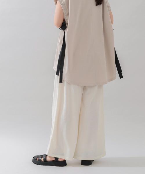 Paradise Picnic(パラダイスピクニック)の「裾釦カラーパンツ(その他パンツ・レディース・ブラック/アイボリー/ブルー・FREE)」の16枚目の写真