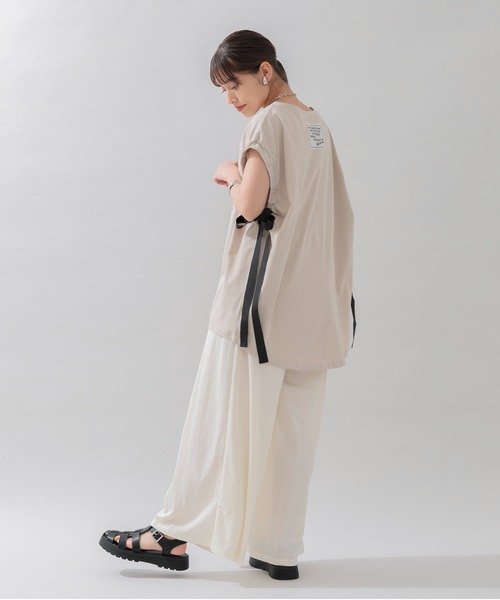 Paradise Picnic(パラダイスピクニック)の「裾釦カラーパンツ(その他パンツ・レディース・ブラック/アイボリー/ブルー・FREE)」の12枚目の写真