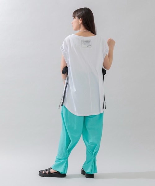 Paradise Picnic(パラダイスピクニック)の「裾釦カラーパンツ(その他パンツ・レディース・ブラック/アイボリー/ブルー・FREE)」の17枚目の写真