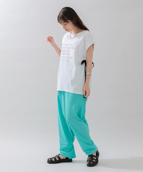 Paradise Picnic(パラダイスピクニック)の「裾釦カラーパンツ(その他パンツ・レディース・ブラック/アイボリー/ブルー・FREE)」の20枚目の写真