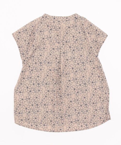 Te chichi TERRASSE(テチチテラス)の「花柄刺繍風プリントブラウス(シャツ/ブラウス・レディース・オフホワイト/モカ/チャコール・フリ-)」の4枚目の写真