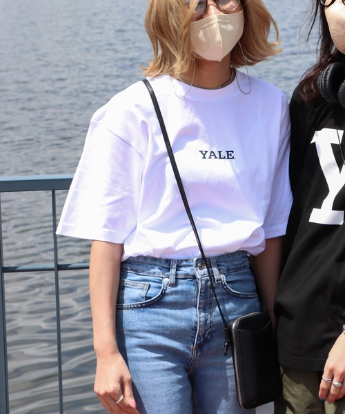 COURO（コウロ）の「YALE BlockY Logo S/S Tee ブロックYロゴ半袖Tシャツ（Tシャツ/カットソー・レディース・ホワイト/ブラック/ホワイト系/ブラック系・L/S/XL/M）」の13枚目の写真