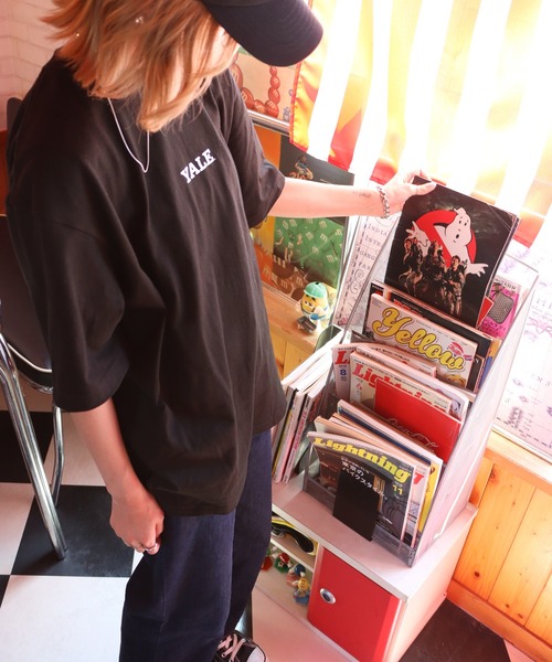 COURO（コウロ）の「YALE BlockY Logo S/S Tee ブロックYロゴ半袖Tシャツ（Tシャツ/カットソー・レディース・ホワイト/ブラック/ホワイト系/ブラック系・L/S/XL/M）」の18枚目の写真