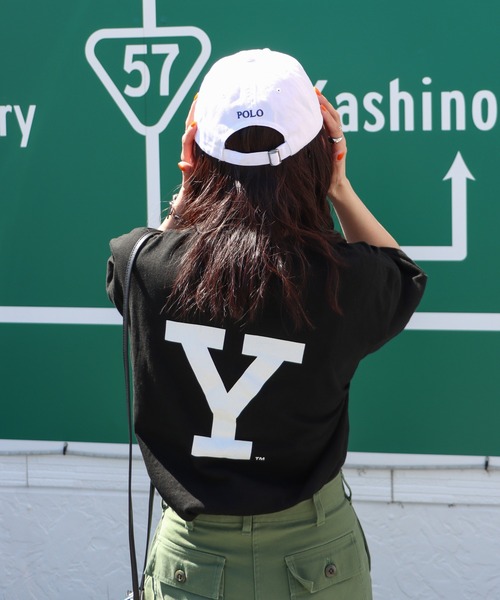 COURO（コウロ）の「YALE BlockY Logo S/S Tee ブロックYロゴ半袖Tシャツ（Tシャツ/カットソー・レディース・ホワイト/ブラック/ホワイト系/ブラック系・L/S/XL/M）」の14枚目の写真