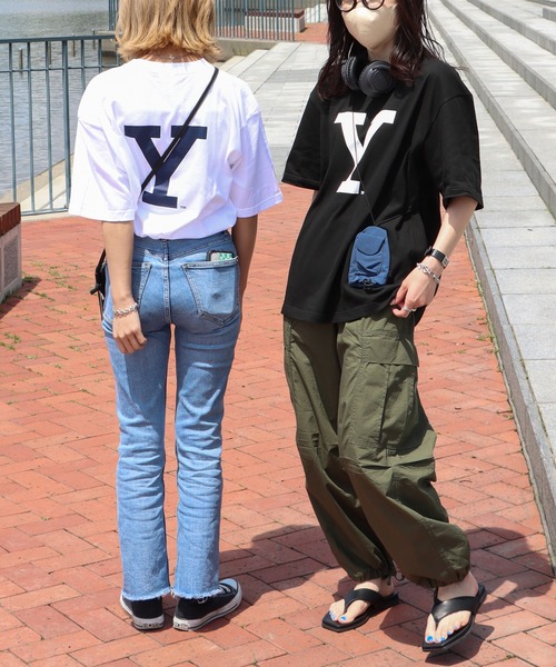 COURO（コウロ）の「YALE BlockY Logo S/S Tee ブロックYロゴ半袖Tシャツ（Tシャツ/カットソー・レディース・ホワイト/ブラック/ホワイト系/ブラック系・L/S/XL/M）」の15枚目の写真