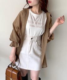 OLIVE des OLIVE | キャンディ袖ゆるシアーシャツ(シャツ/ブラウス)