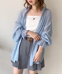 OLIVE des OLIVE | キャンディ袖ゆるシアーシャツ(シャツ/ブラウス)