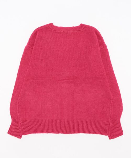 DONOBAN（ドノバン）の「モヘアタッチカーディガン（カーディガン/ボレロ・レディース・ベージュ/ピンク/オレンジ/ブルー/グリーン/ライトグリーン/モカ・F）」の8枚目の写真