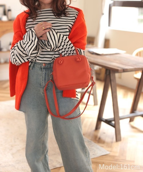 DONOBAN（ドノバン）の「モヘアタッチカーディガン（カーディガン/ボレロ・レディース・ベージュ/ピンク/オレンジ/ブルー/グリーン/ライトグリーン/モカ・F）」の20枚目の写真