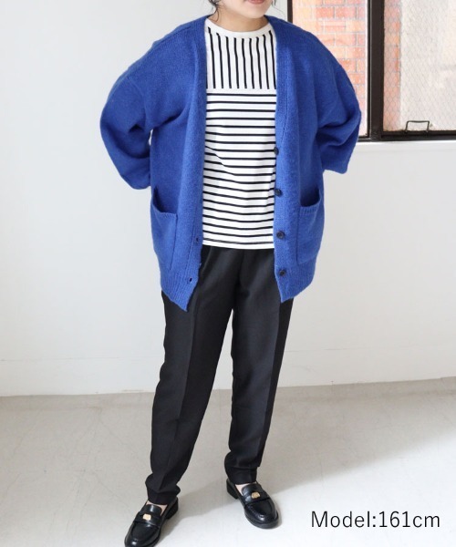 DONOBAN（ドノバン）の「モヘアタッチカーディガン（カーディガン/ボレロ・レディース・ベージュ/ピンク/オレンジ/ブルー/グリーン/ライトグリーン/モカ・F）」の17枚目の写真