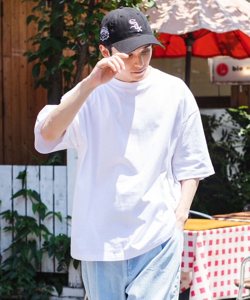 WEGO（ウィゴー）の「WEGO/USAコットンBIGT（Tシャツ/カットソー・メンズ・ホワイト/ブラック・MEDIUM/LARGE）」の7枚目の写真