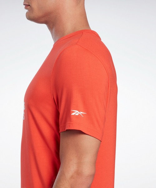 Reebok(リーボック)の「レズミルズR アクティブチル+ドリームブレンド Tシャツ / Les MillsR ACTIVCHILL+DREAMBLEND T-Shirt (Tシャツ/カットソー・メンズ・レッド・SMALL/MEDIUM/LARGE/X-LARGE/XX-LARGE/X-SMALL)」の3枚目の写真